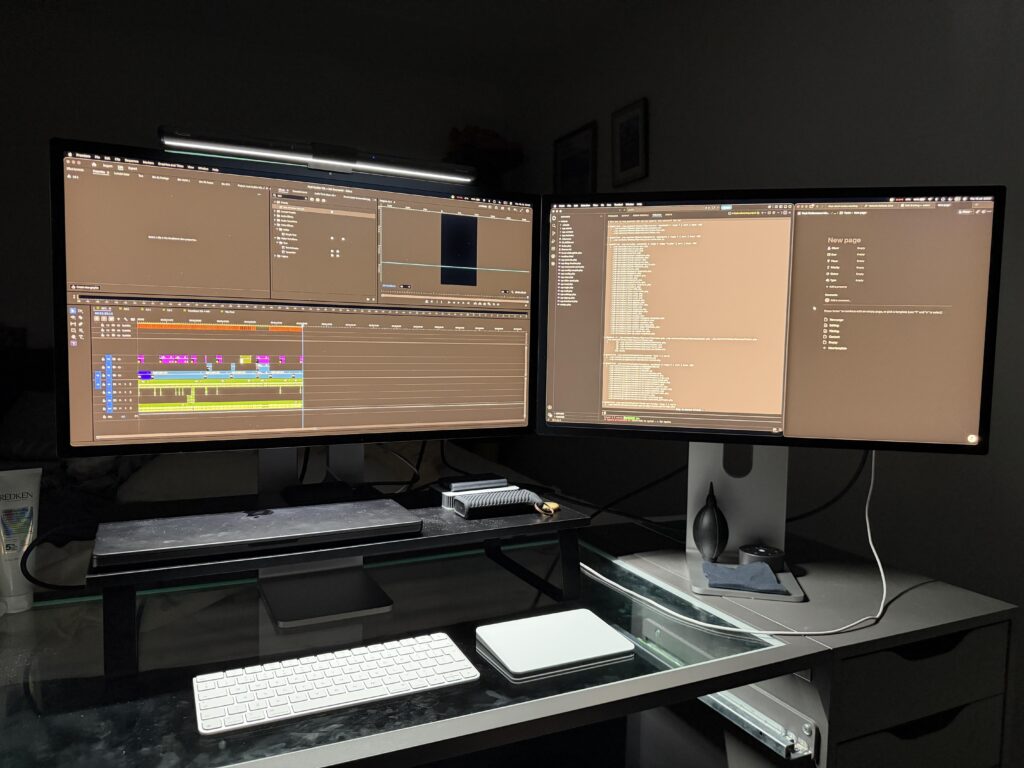 “Casual” work setup
