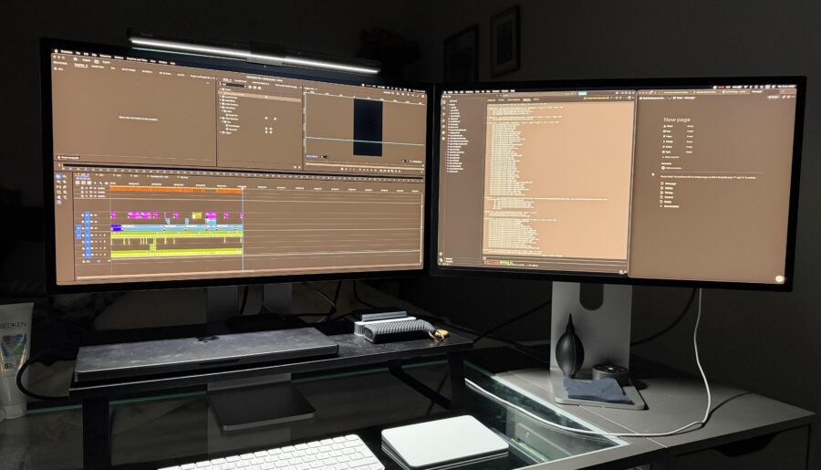 “Casual” work setup