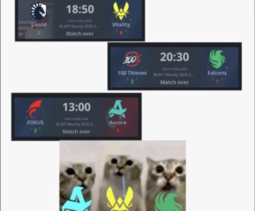 Some people told me to add Vitality to the list so... Heres 3 dumb