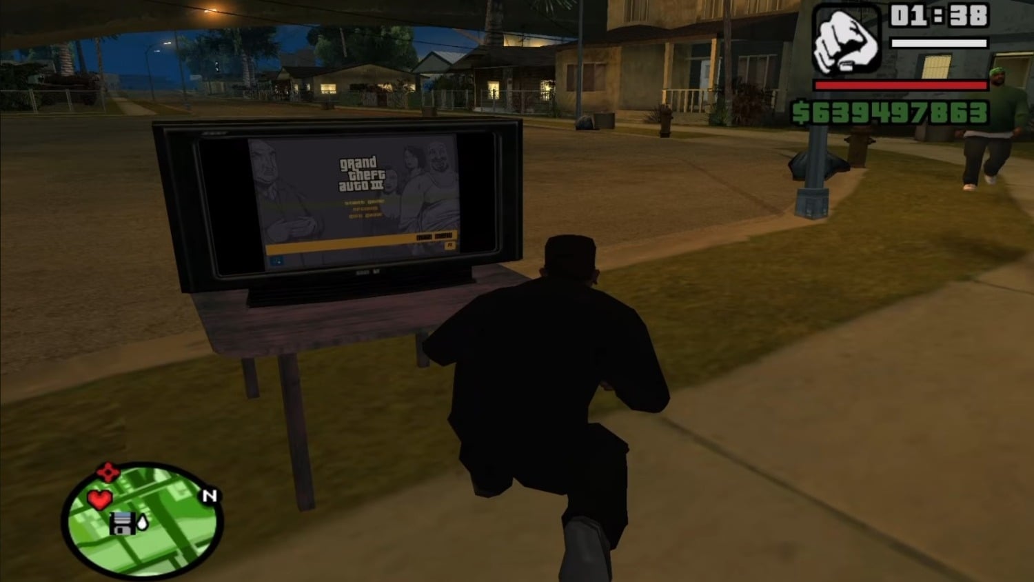 Modder plays GTA Vice City and GTA III on a TV inside GTA San Andreas TweakTown logo