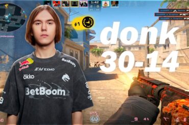 donk (30-14) 5100 ELO - FACEIT TOP #1 | CS2 DEMO POV + VOICECOMMS