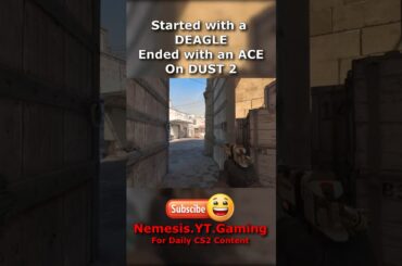 Started with a Deagle... Finished with an ACE 💀 #cs2 #counterstrike2 #counterstrike