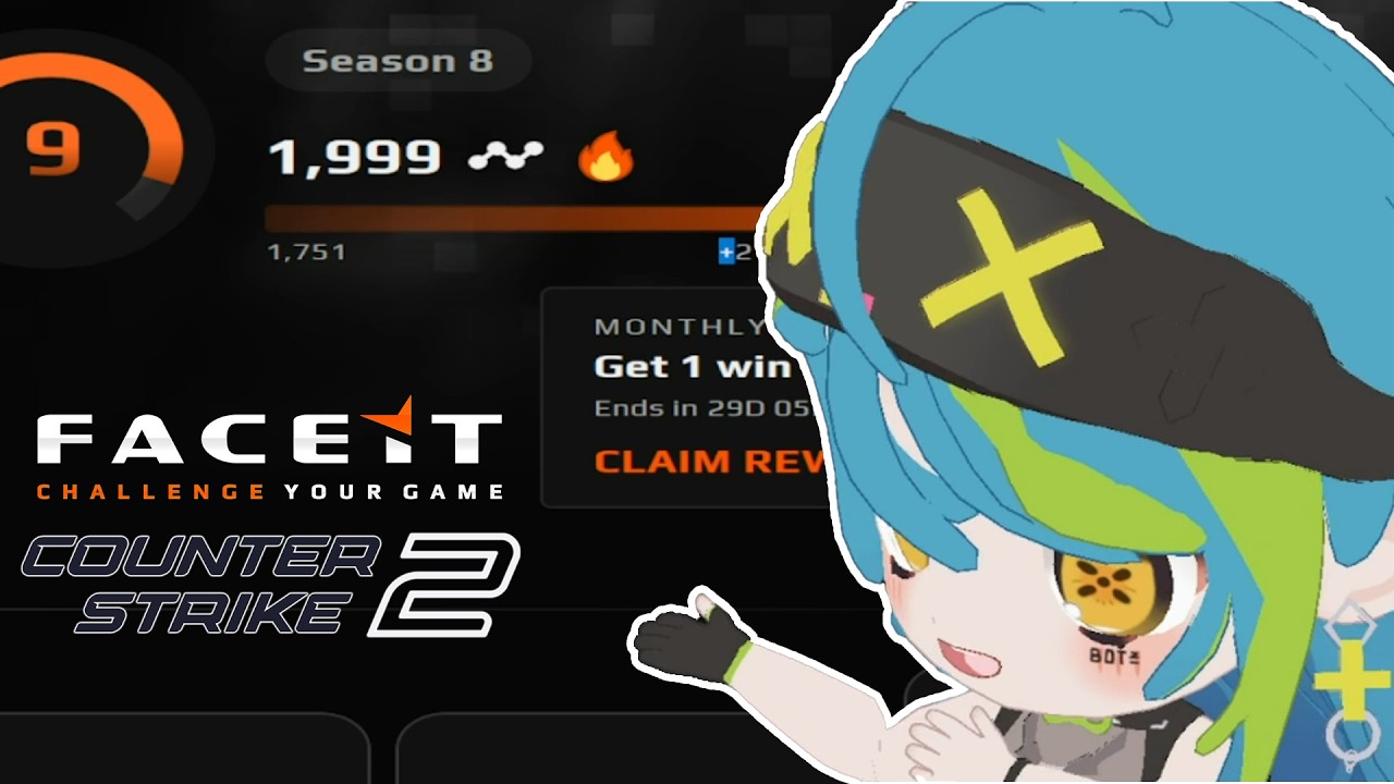 +2 to lv10 | Faceit | Counter-Strike 2【#VSPOEN #RemiaAotsuki】 +2 to lv10 | Faceit | Counter-Strike 2【#VSPOEN #RemiaAotsuki】