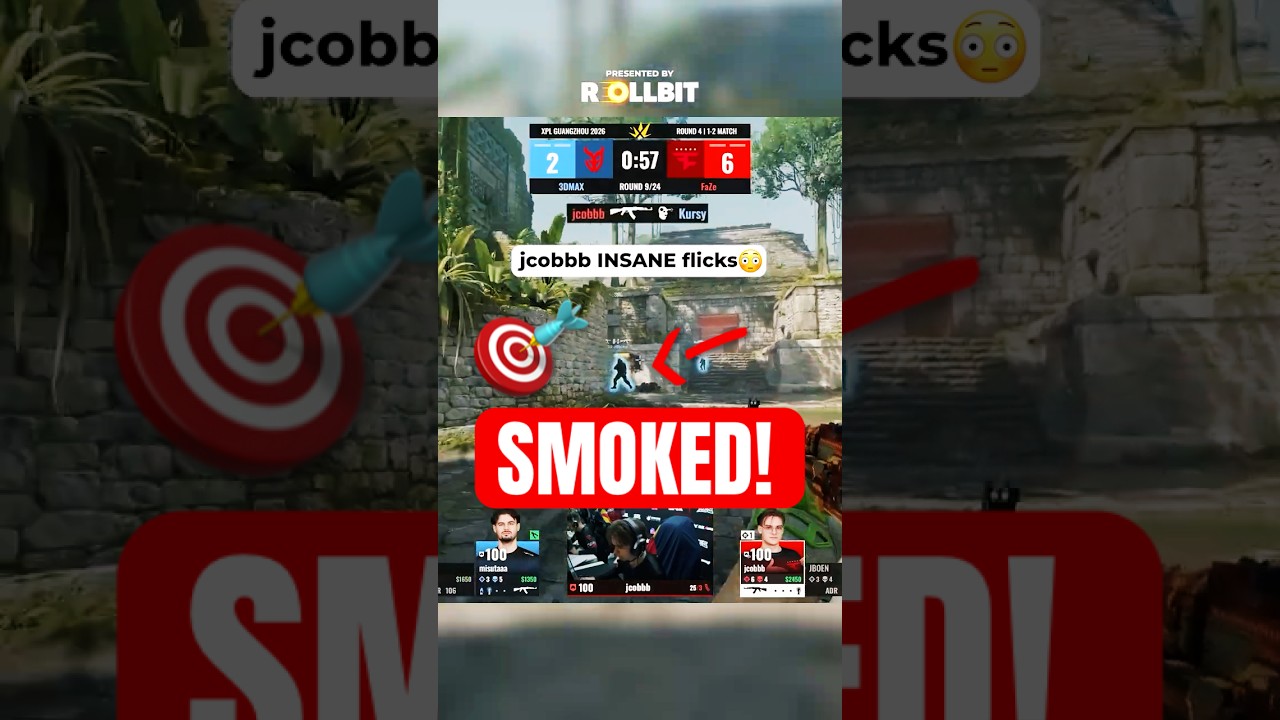 JCobbb’s Aim Flicks are CRAZY! 🤯 #cs2 JCobbb's Aim Flicks are CRAZY! 🤯 #cs2