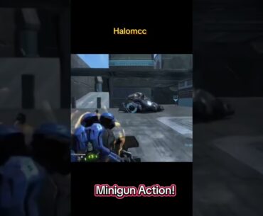 Halomcc Minigun Action #halo #halomcc #miniguns #action #multiplayer #masterchief #spartans #gg