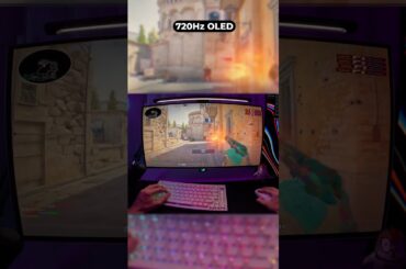 Do you see the difference?! 🤔👀 #cs2 #asmr #540hz #720hz #oledgaming