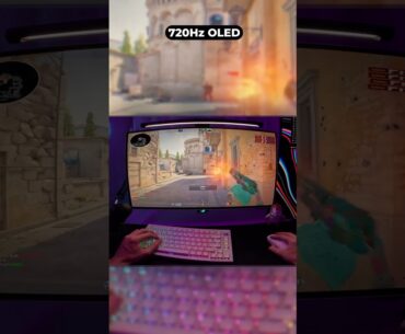 Do you see the difference?! 🤔👀 #cs2 #asmr #540hz #720hz #oledgaming