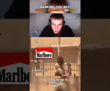 Top 5 best funny moments in CS2 😂 #cs2 #csgo #memes #shorts