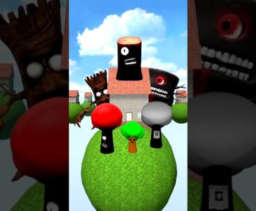 CHOOSE YOUR FAVORITE MR SUN MR TREE CAR EATER THOMAS TEAM #shorts