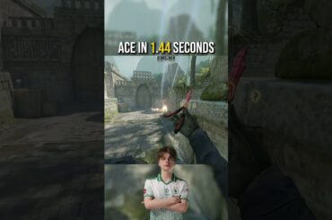the fastest ace you'll ever see 🤯🔥  #cs2moments  #csgo #cs2clips #donk #s1mple