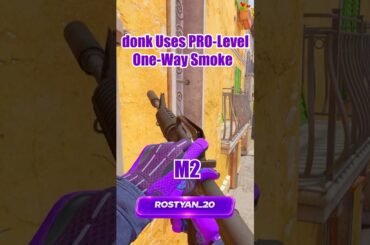 donk Uses PRO Level One Way Smoke Inferno CS2 #cs2 #csgo #faceit