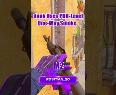 donk Uses PRO Level One Way Smoke Inferno CS2 #cs2 #csgo #faceit