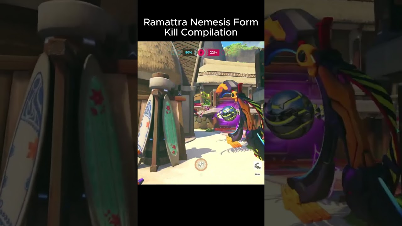Ramattra Nemesis Form Kill Compilation #overwatch #overwatch2 Ramattra Nemesis Form Kill Compilation #overwatch #overwatch2