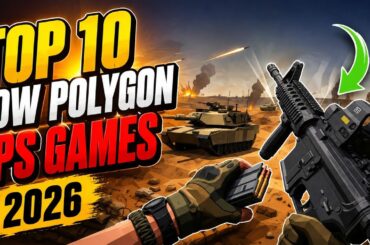 Top 10 BEST Polygon FPS Games for Android 2026 | Offline & Online