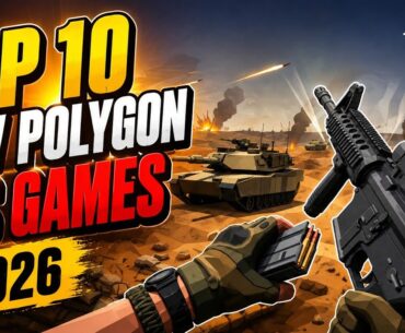 Top 10 BEST Polygon FPS Games for Android 2026 | Offline & Online