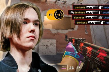 donk 35 Kills In This Intense FACEIT Lobby | #1 RANK