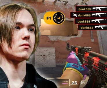 donk 35 Kills In This Intense FACEIT Lobby | #1 RANK