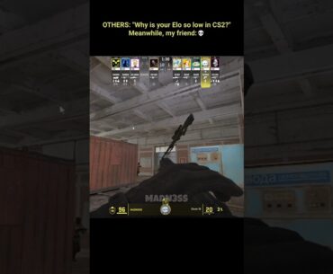 I BLAME My FRIENDS 😂 💙 #CS2 #Shorts #CounterStrike
