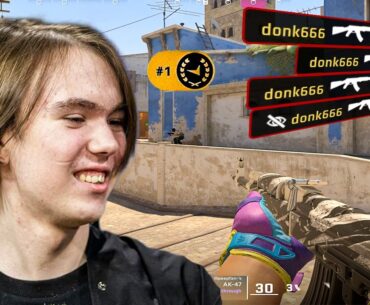 Donk Makes Everyone Look Average | #1 FACEIT RANK