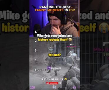 Top 5 best funny moments in CS2 😂 #cs2 #csgo #memes #shorts