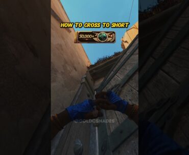HOW TO CROSS TO SHORT ON DUST 2 #shorts #cs2