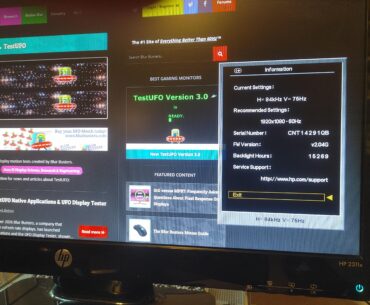 Hit 75Hz on my HP 2311 monitor