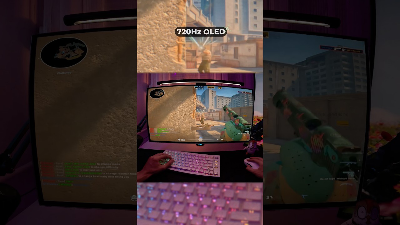 Do you see the difference?! ๐ค๐ #cs2 #720hz #oledgaming Do you see the difference?! ๐ค๐ #cs2 #720hz #oledgaming