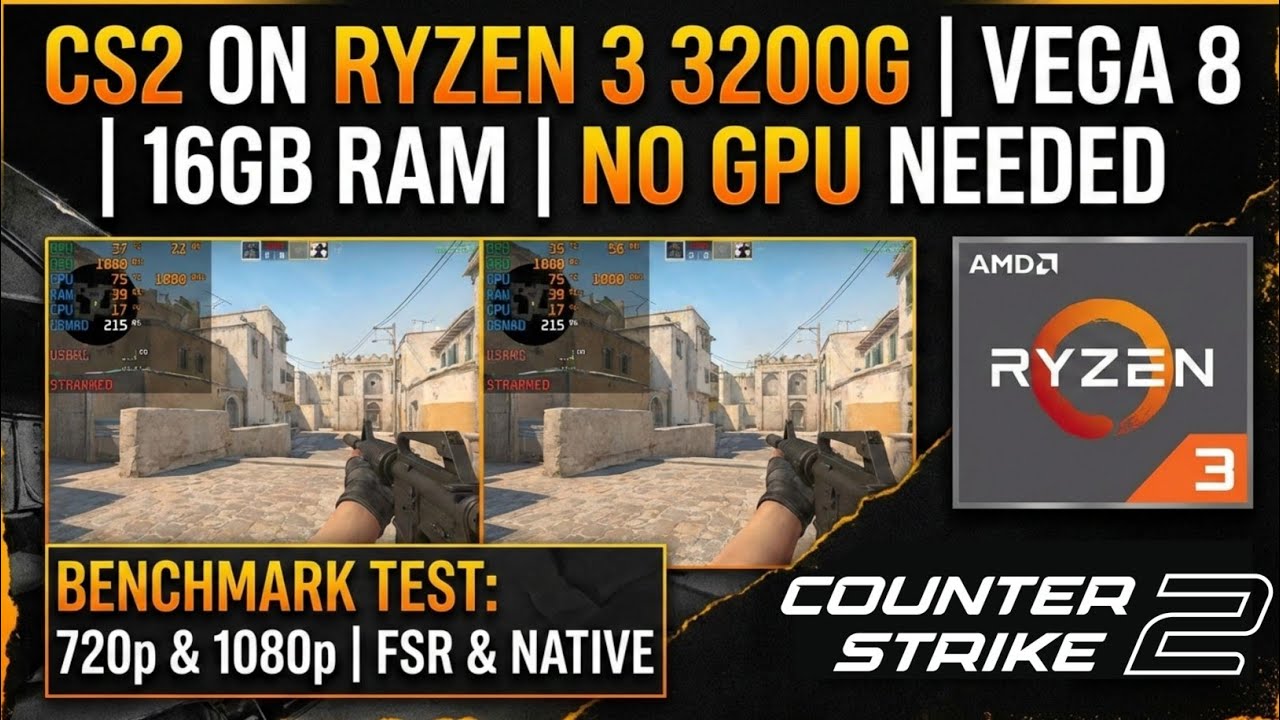 Counter-Strike 2 on Ryzen 3 3200G Vega 8 in 2026 – Still Playable?! Counter-Strike 2 on Ryzen 3 3200G Vega 8 in 2026 – Still Playable?!