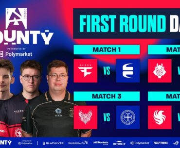 BLAST Bounty S2, Day 2 - FaZe vs EYEBALLERS, G2 vs Nemiga, GamerLegion vs HOTU, Falcons vs 100T