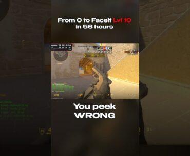 You peek wrong!  #cs2 #counterstrike