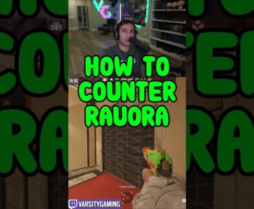 EASIEST WAY TO COUNTER RAUORA (SIEGE SCHOOL) #shorts