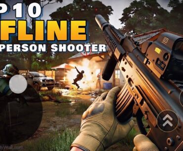 Top 10 BEST Offline FPS Games for Low End Android & iphone 2026 || High Graphics FPS Games