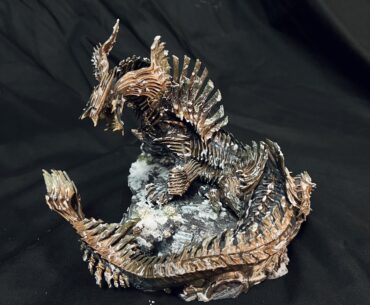 Painted a model of Jin Dahaad from Monster Hunter Wilds.