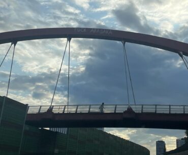 A very familiar sight above a highway in Poland :)