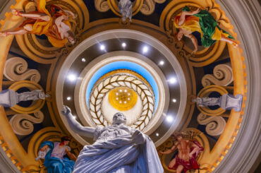 The entrance dome within Caesars Palace in this Review-Journal file photo. (L.E. Baskow/Las Veg ...