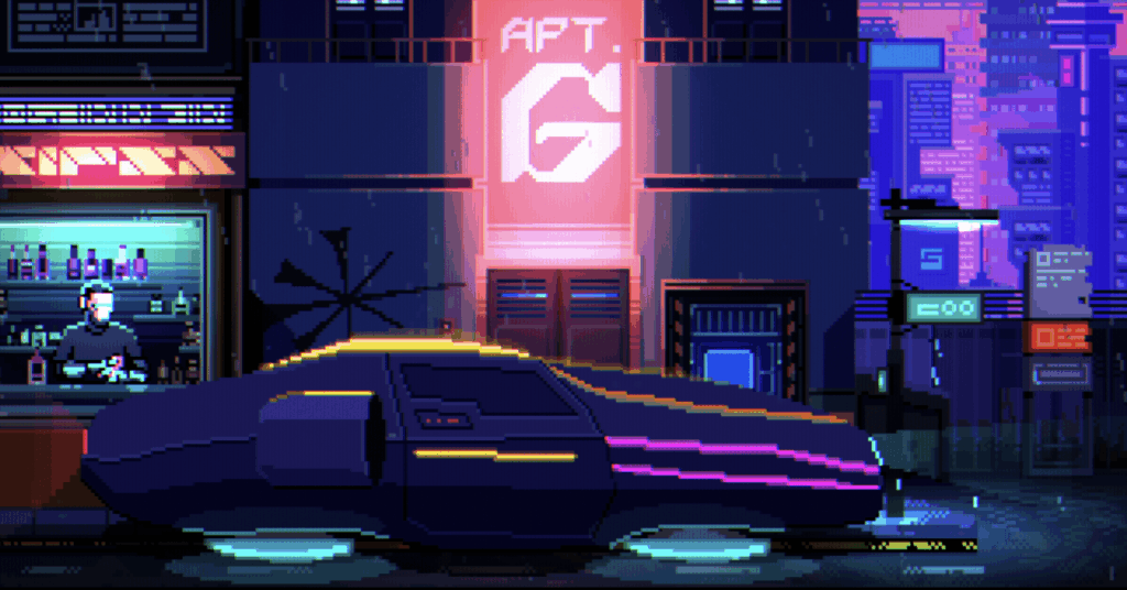 Drawed Cyberpunk Vehicle