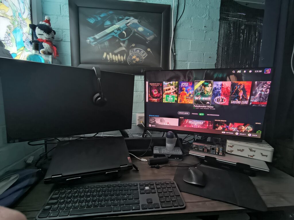Most of the way through reorganising my office shed
