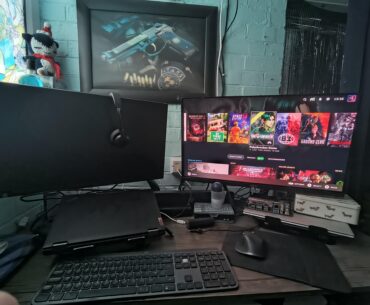 Most of the way through reorganising my office shed