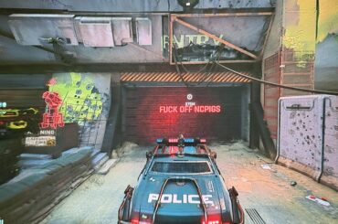 You can’t get into dogtown with an NCPD car