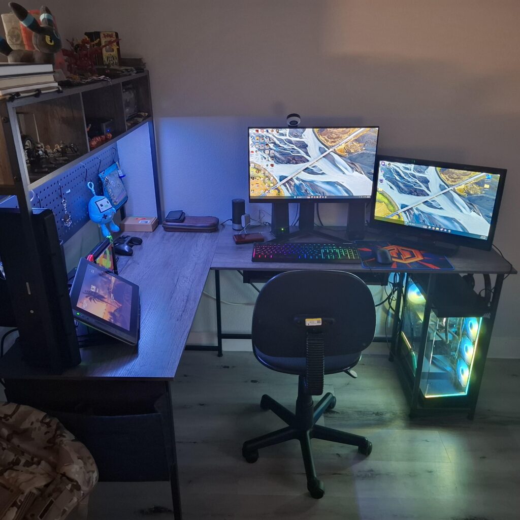 My setups mostly done.