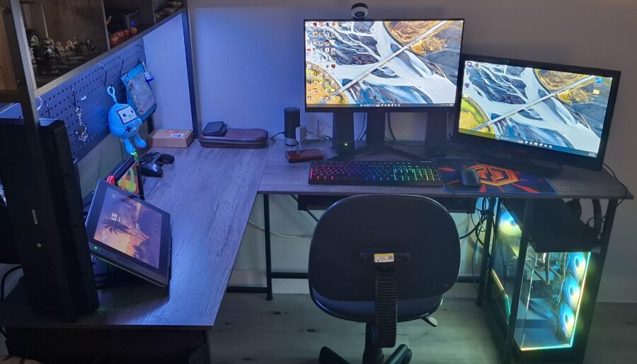 My setups mostly done.