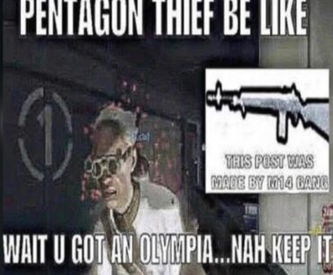 Did you know: Pentagon thief Takes every gun except Olympia