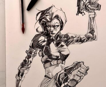 Aeon Flux, by me. 2026.