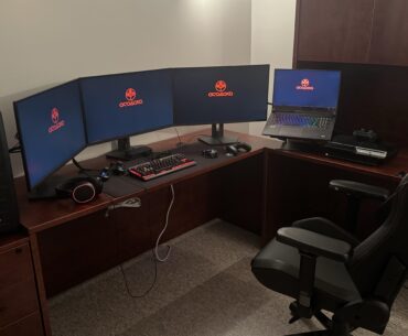 My new GM Battle Station to wage war on my players.