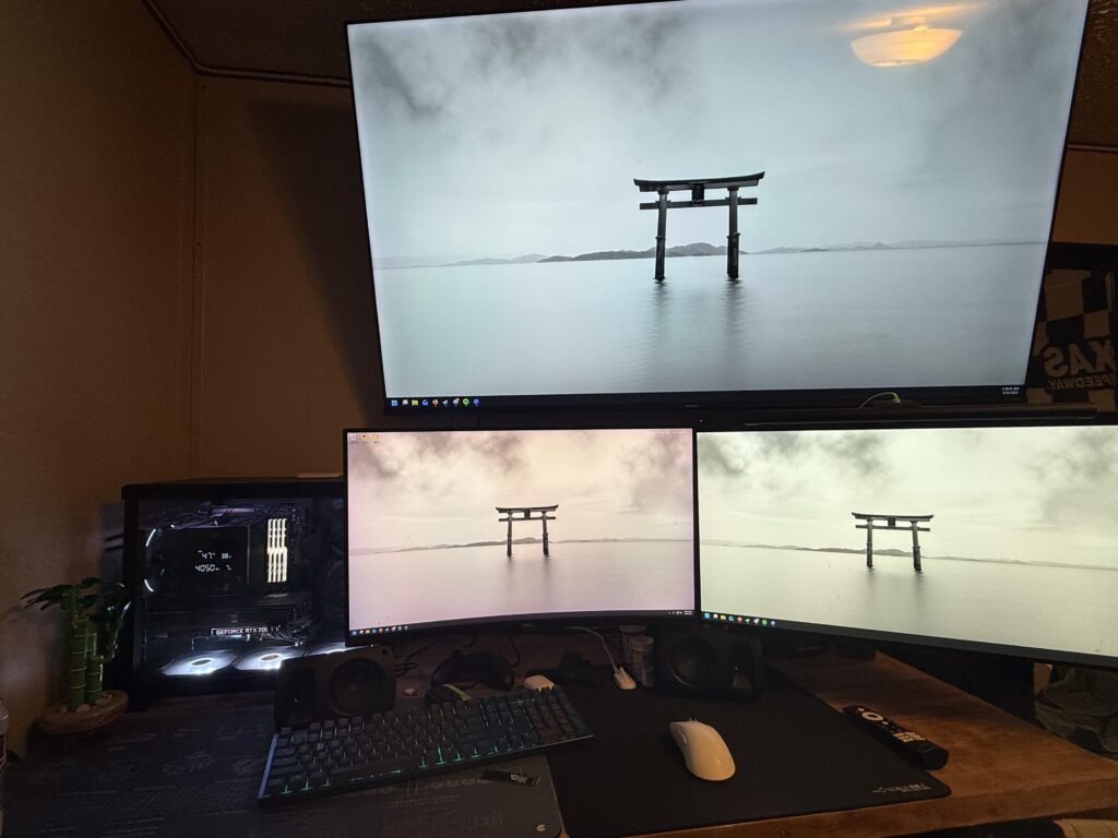 nicest my setups been before, but far from perfect.