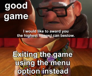 That and not skipping the credits are my ways of showing appreciation