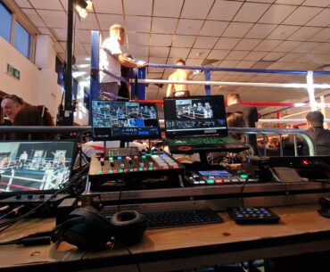 In the thick of it, live streaming setup