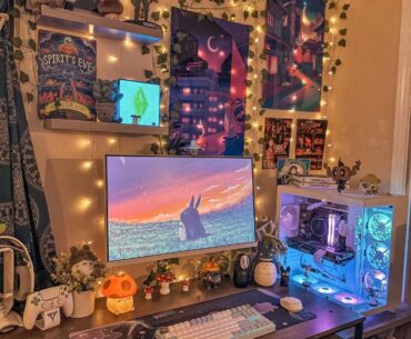 Majora’s Mask is watching over the battlestation.
