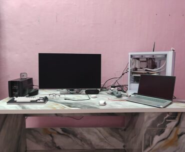 First gaming pc setup!!