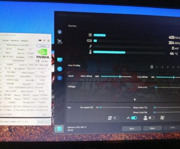Hey everyone, can anyone help me with my GTX 550 Ti? I overclocked it using MSI Afterburner to set the core clock to 800 MHz, but after a while, MSI dropped the clock speeds to 405 MHz (core) and 354 MHz (VRAM). It only goes back to normal when I restart the computer, but the issue eventually retur